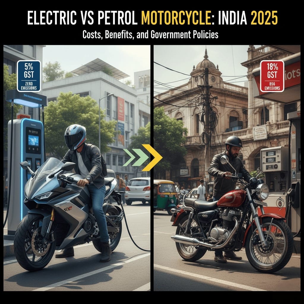 Electric vs Petrol Bikes in India 2025: Which to Choose?