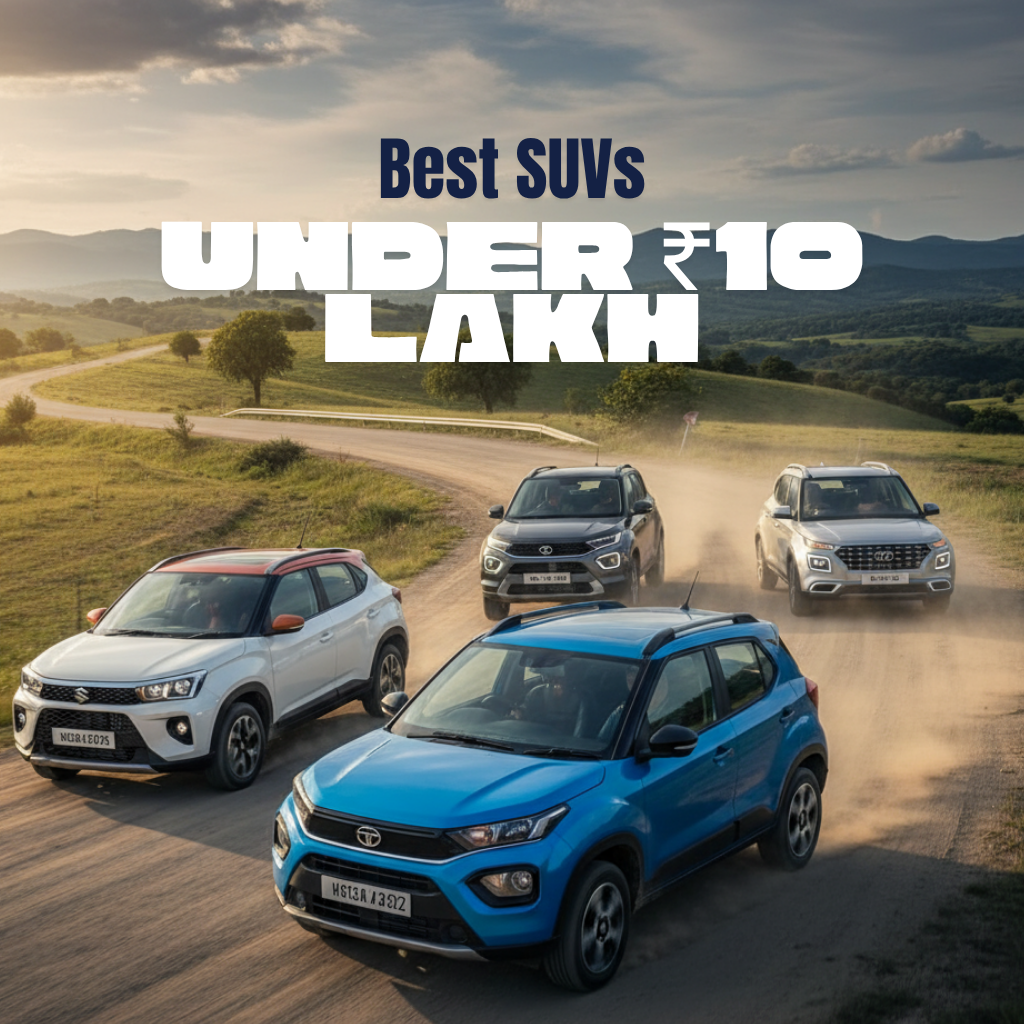 Best SUVs Under ₹10 Lakh in India (2025)