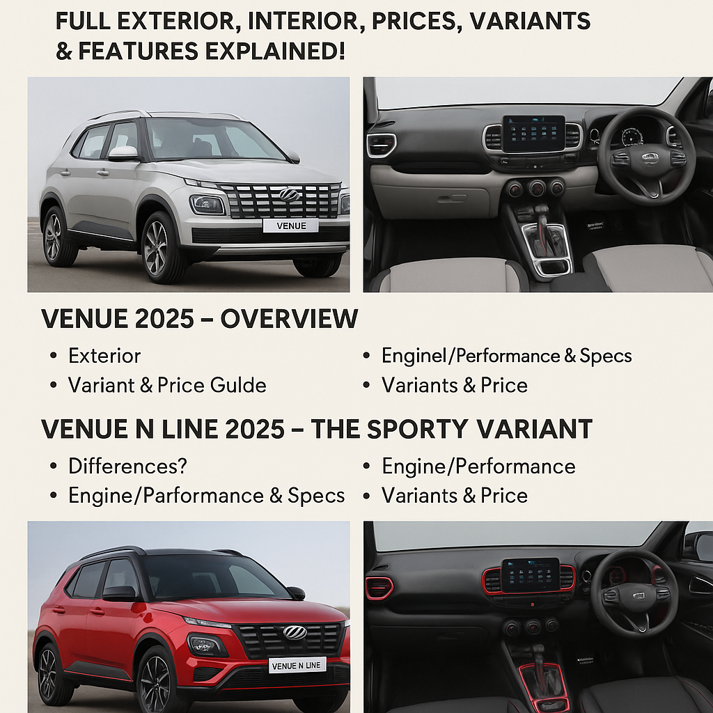 Hyundai Venue 2025 & Hyundai Venue N Line 2025