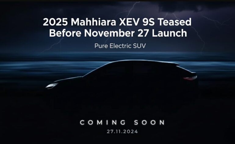 2025 Mahindra XEV 9S Teased Before November 27 Launch
