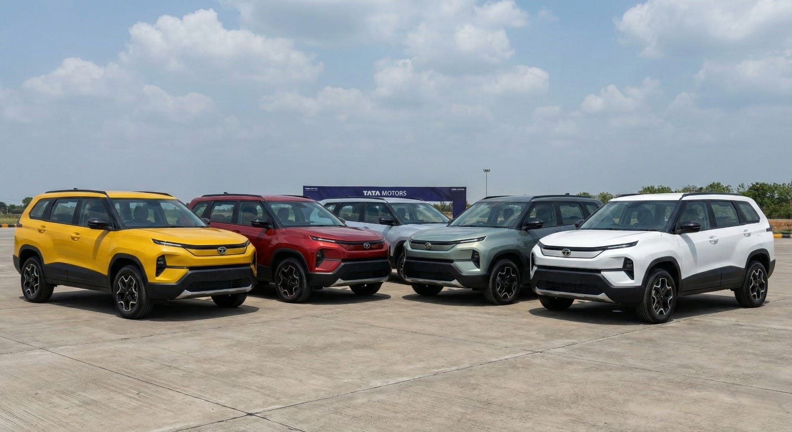 Explore the 6 stunning shades of New Tata sierra